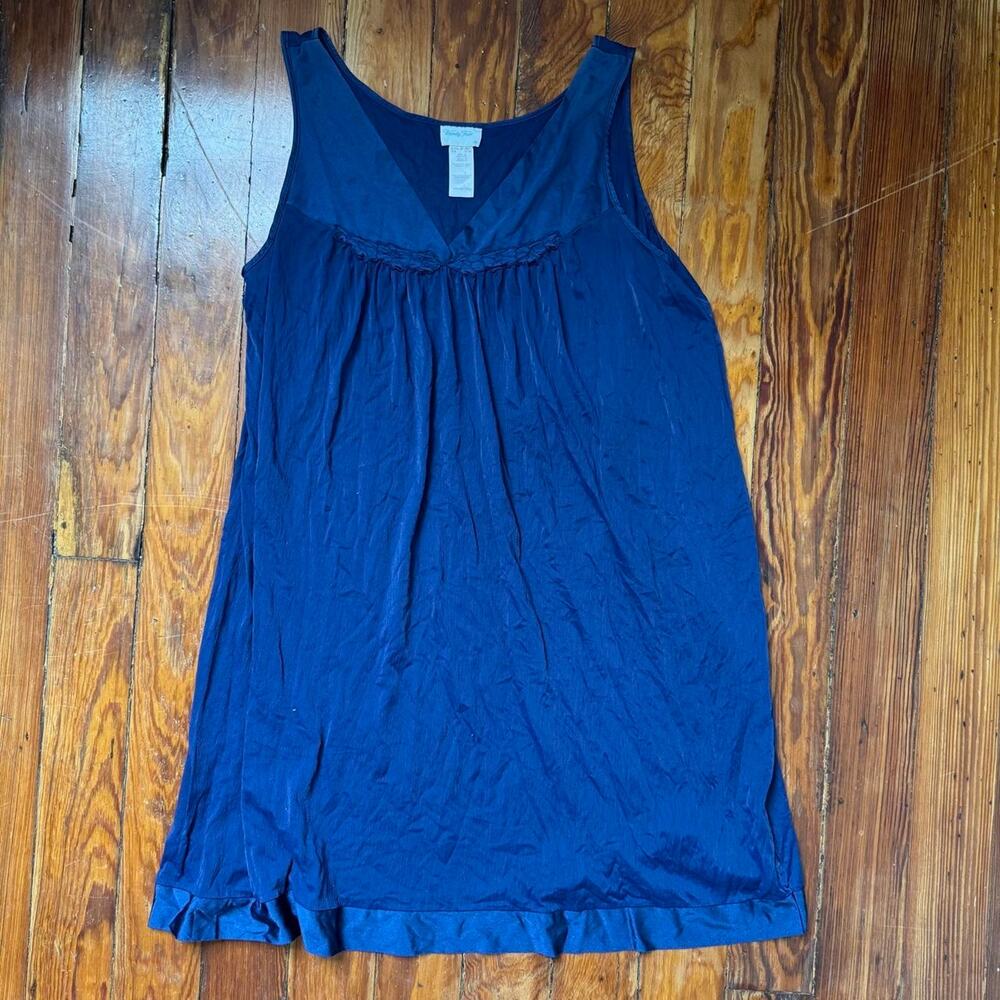 Vanity fair navy blue slip